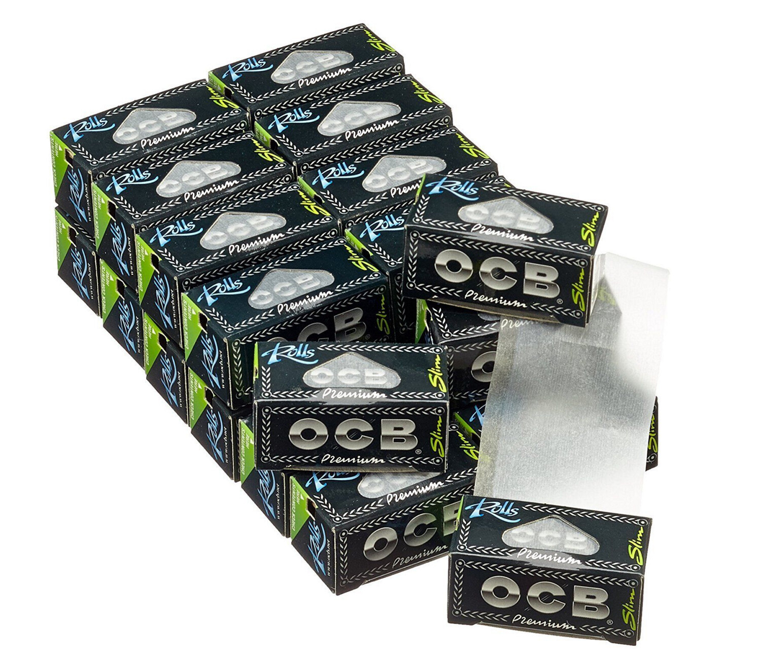 OCB Premium Black Slim Rolls